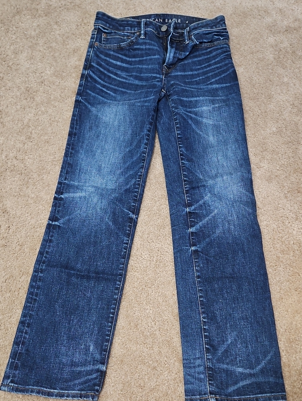 American Eagle Outfitters Dark Blue Flared Jeans 28x32
